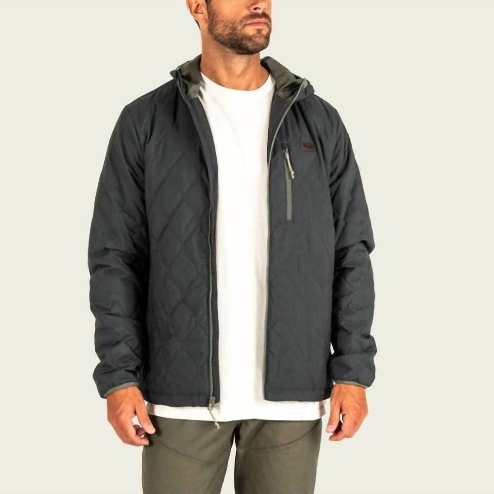 NEW MARSH WEAR barnwell puff jacket in ash